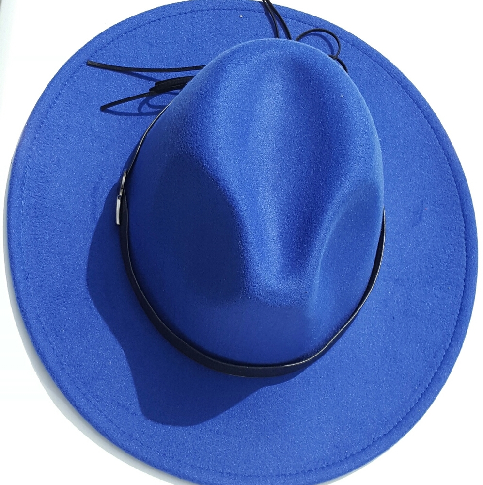 SOMETHING Blue Fedora - Picture 3 of 3